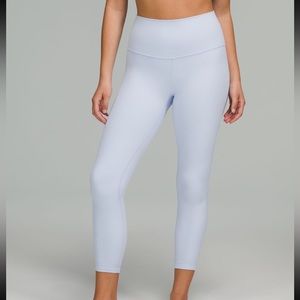 Pastel blue align leggings 25” size 4